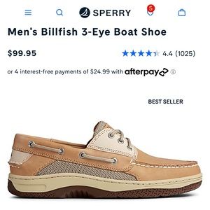 NWOT Mens Sperries Shoes